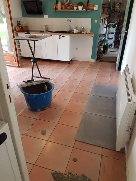 AVANT - Carrelage - Cuisine - MDMS